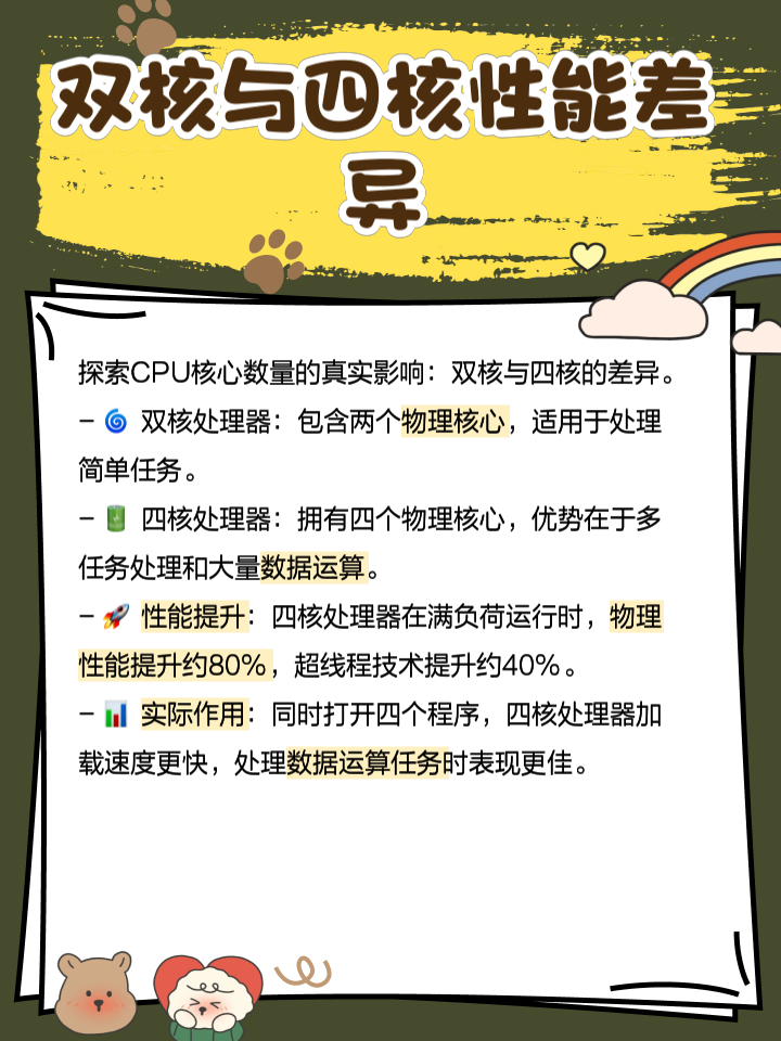 双核与双处理器的区别 双核与双处理器的区别在哪 双核与双处理器的区别 双核与双处理器的区别在哪