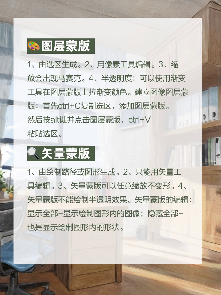 图层蒙版的区别 图层蒙版的概念和原理 