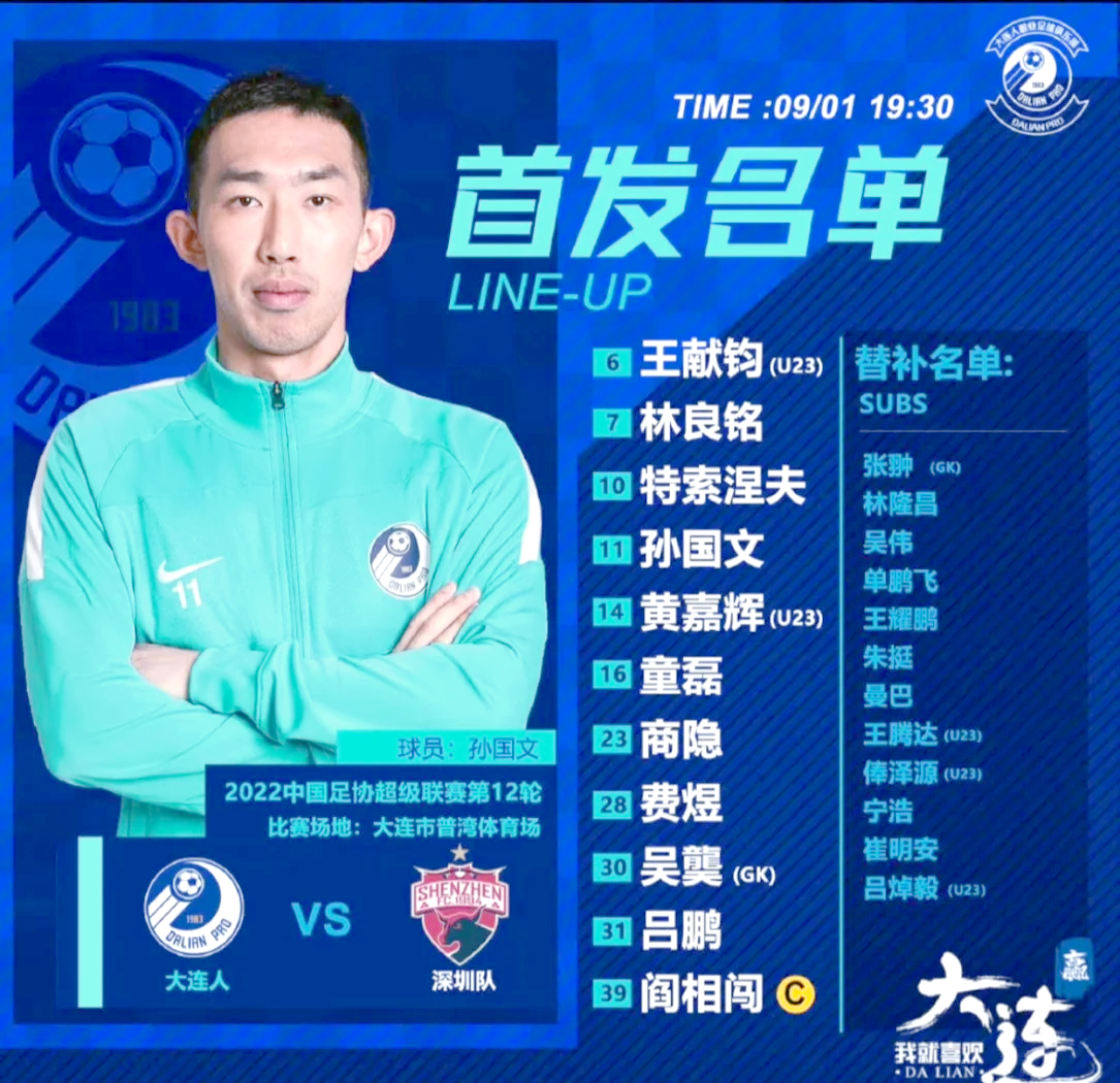 深圳佳兆业客场战胜大连一方，取得胜利 
